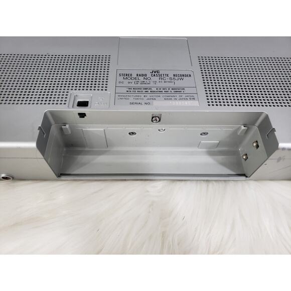 JVC RC-S5JW BIPHONIC Stereo With AC Adapter Pack‎ FM AM Works - Picture 11 of 13
